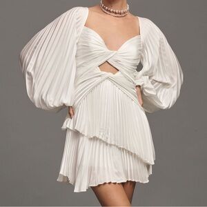 Acler Jettcott Long-sleeve fit & flare mini dress